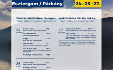Tótágas fesztivál Esztergomban,  Napforduló a Dunán Párkányban