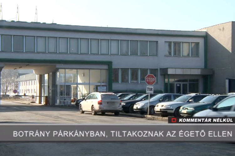 Botrány a hulladékégető miatt Párkányban – megszólalt a polgármester is – VIDEÓ