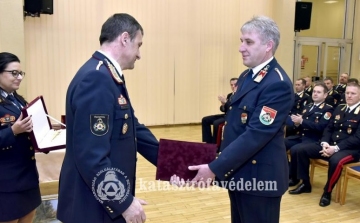 Belügyminiszteri elismerést kapott tűzoltóparancsnokunk