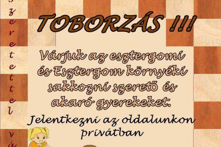 Felvételt hirdet az Esztergomi Sakkiskola – a sakkozók folytatják a bajnokságot