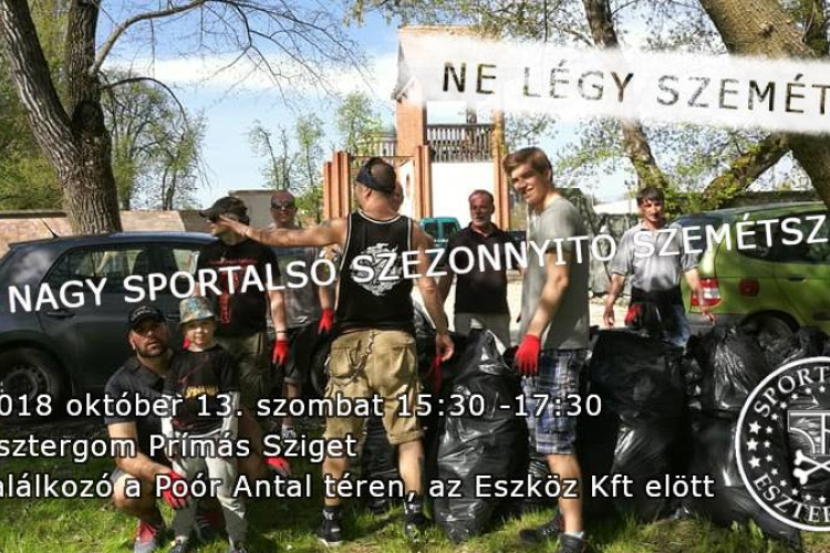 Nagy szezonnyitó szemétszedés Esztergomban!