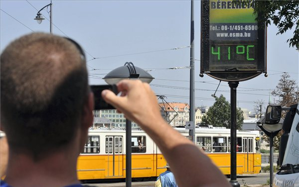 Megdőltek a napi melegrekordok tegnap