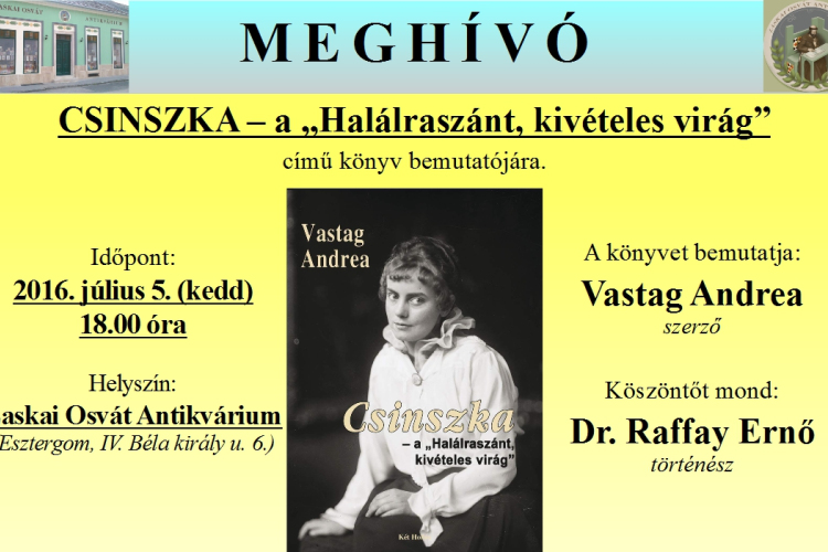 Halálraszánt, kivételes virág Esztergomban