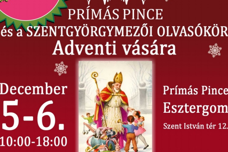 Adventi vásár és programok az Olvasókörrel és a Prímás Pincével