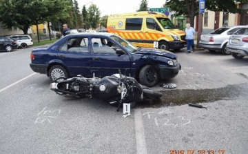 Újabb részletek a motoros és autós ütközéséről! - FOTÓK