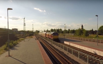 Különleges vonat járt Dorogon – LÉGI VIDEÓ