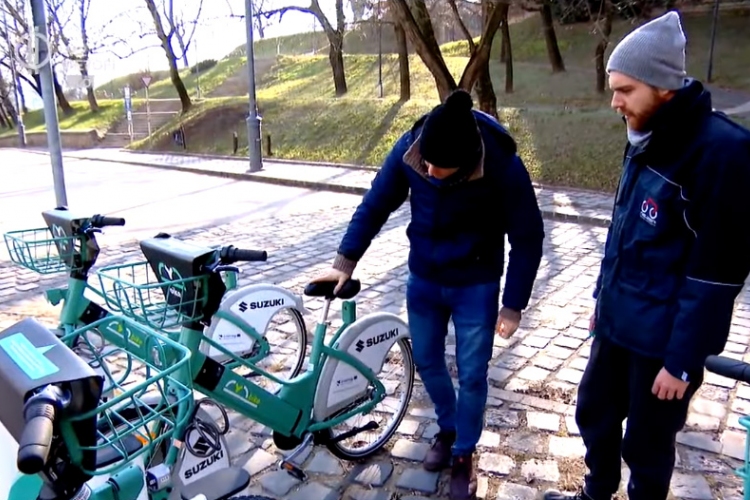Tesztelte a Mária Valéria Bike rendszert az M2 – VIDEÓ