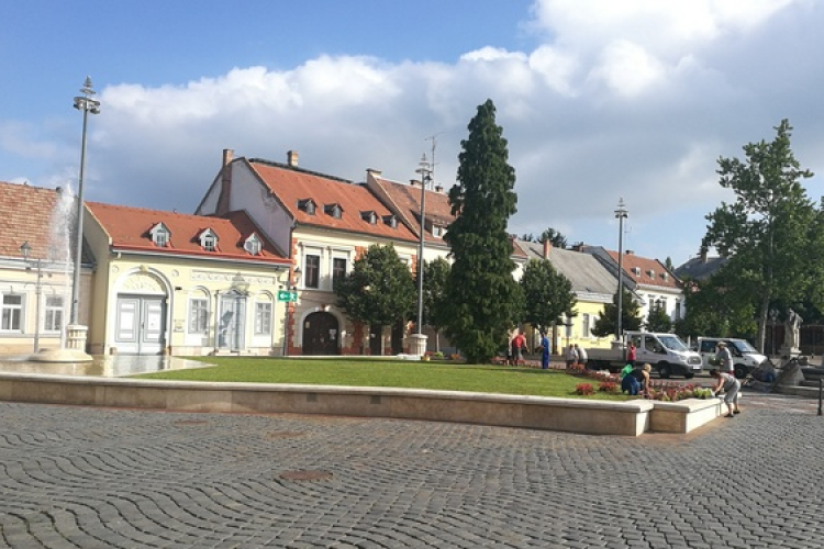 Érkeznek az egynyári virágok a Széchenyi térre