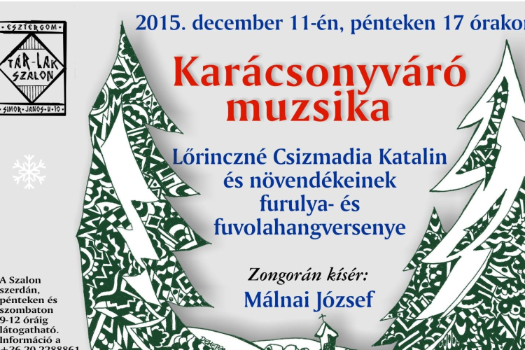Karácsonyváró muzsika Esztergomban