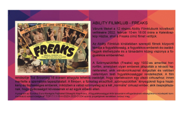 Freaks – Szörnyszülöttek. Filmajánló