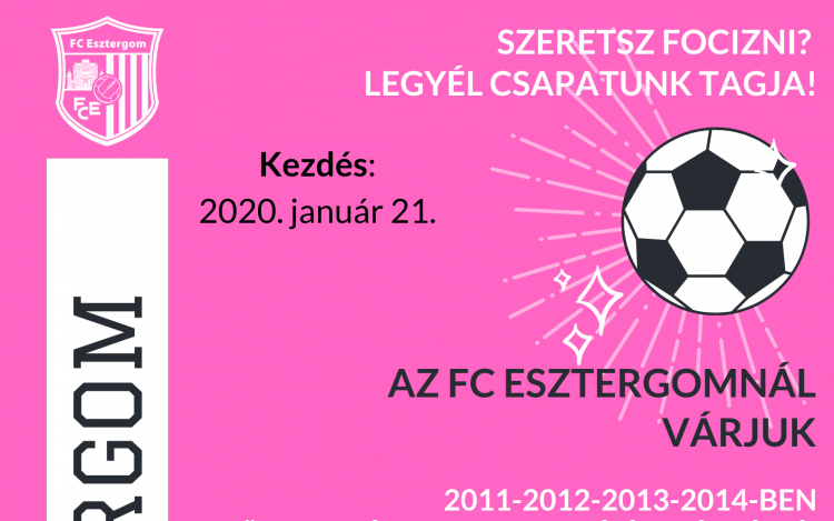 Már a lányok is rúgják a bőrt az FC Esztergomban – Várják a további jelentkezőket!