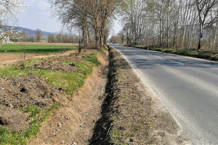 Rendbetették a vízelvezető árkokat 