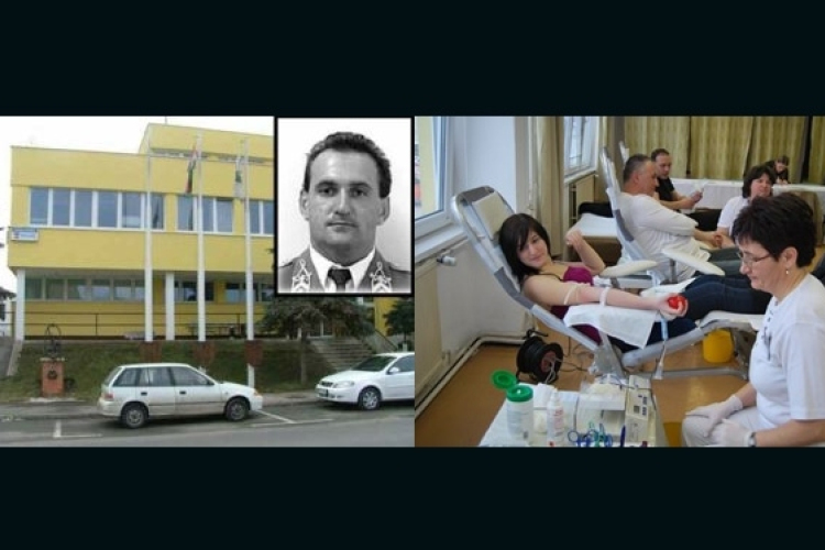 Véradás a hős esztergomi rendőr tiszteletére