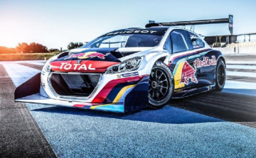 Harci díszben a Peugeot brutális versenygépe