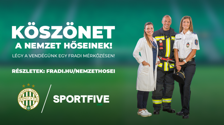 A Fradi ingyen várja a holnapi idényzáró, Mezőkövesd elleni meccsére a Groupama Arénába a Nemzet Hőseit