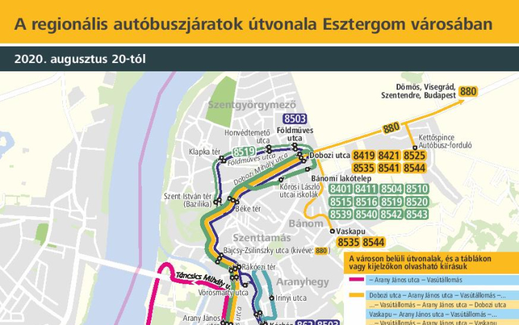 Így változik holnaptól a buszközlekedés a városban