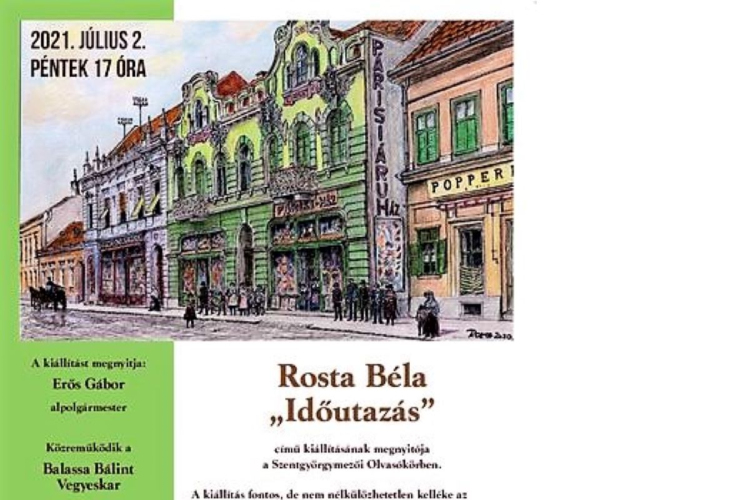 Időutazás - Rosta Béla rajzaiból nyílik kiállítás Szentgyörgymezőn