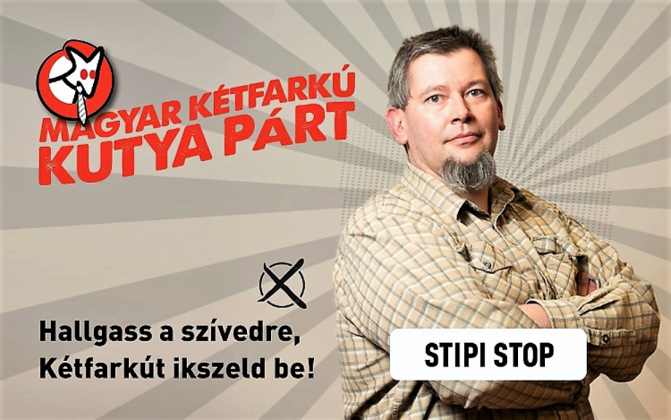 Stipits Zoltán a Magyar Kétfarkú Kutya Párt jelöltje