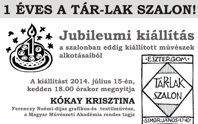 Egy éves a Tár-Lak Szalon – jubileumi kiállítás