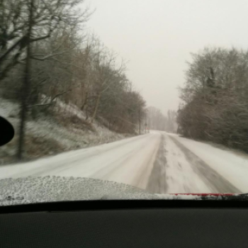 Megjött az első nagyobb hó