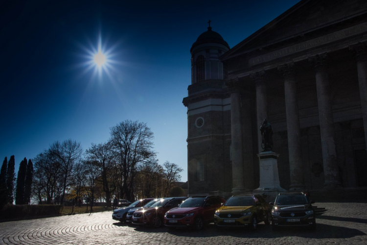 Még két napig tesztelhetők a T-Roc-ok Esztergomban - FOTÓK