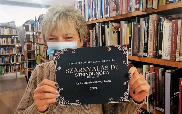 Steindl Nóra kapta az év könyvtárosának járó Szárnyalás-díjat