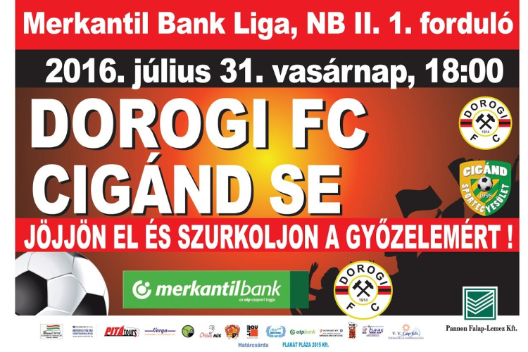 Vasárnap kezdi az NB II-t a Dorog
