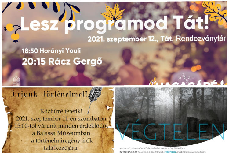 Programajánló szeptember 10-11-12.