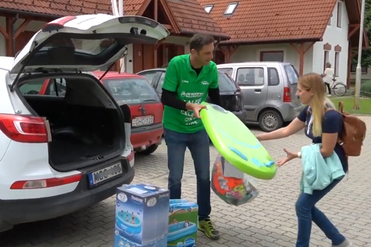 Jótékonykodás a kecskeméti SOS gyermekfaluban - VIDEÓ