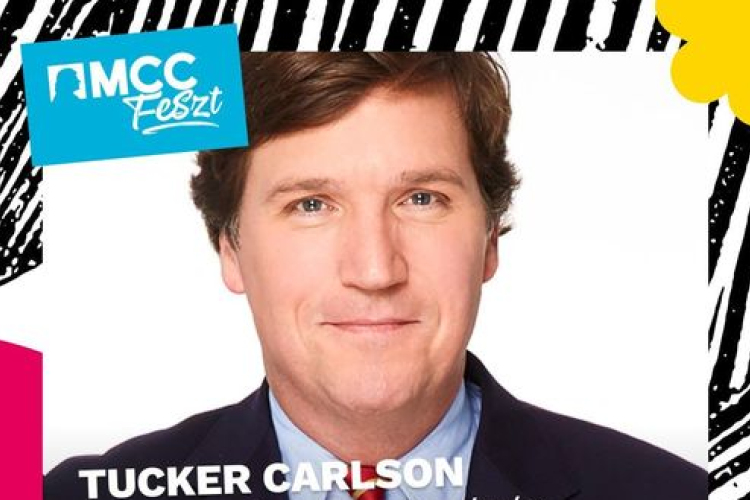 Esztergomba érkezik Tucker Carlson, a Fox News sztárújságírója