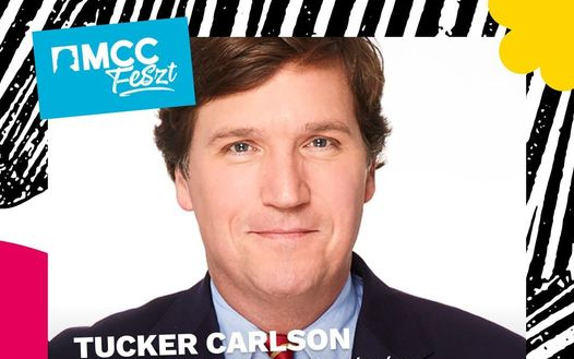 Esztergomba érkezik Tucker Carlson, a Fox News sztárújságírója