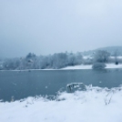 Hóban a Dédai-tó és környéke
