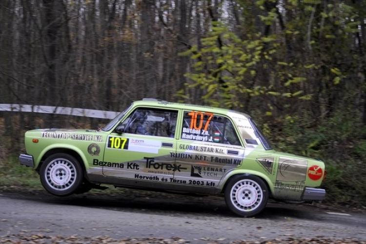 Ladával a Janner Rallyn, Bütösi Zsolt-tal.