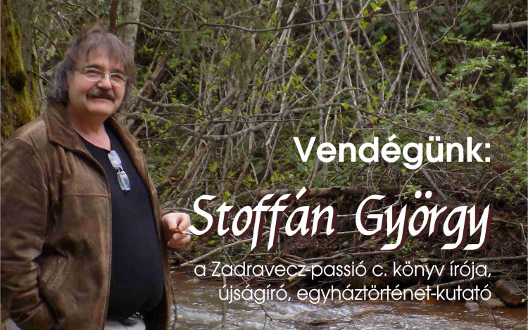 Stoffán György a könyvtárban