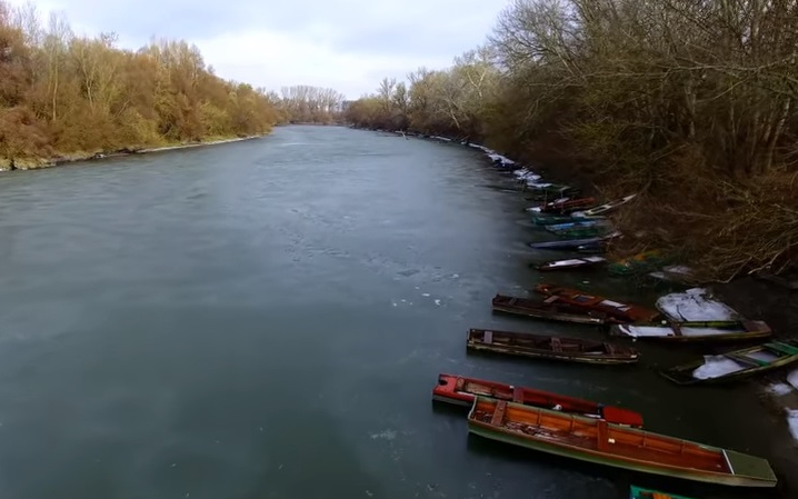 Ilyen a téli Kis-Duna - LÉGI VIDEÓ