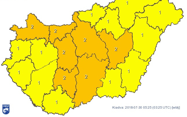 Vörös kód és riasztás Esztergomban