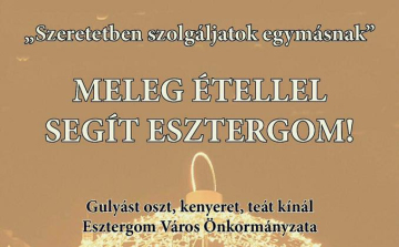 Meleg étellel segít Esztergom