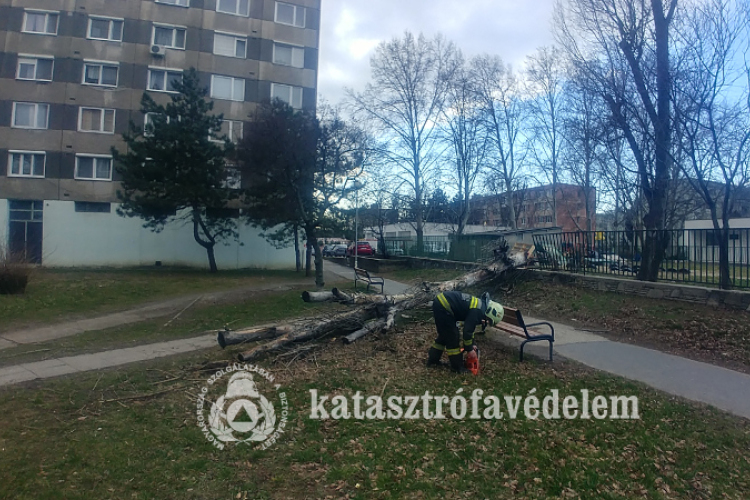 Térségünkön is végigsöpört a szélvihar