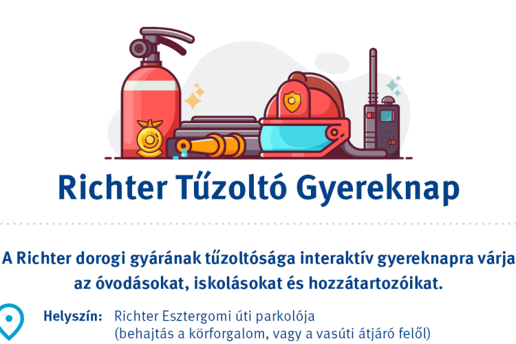 Jöjjön el gyermekével a Richter Tűzoltó Gyereknapra!