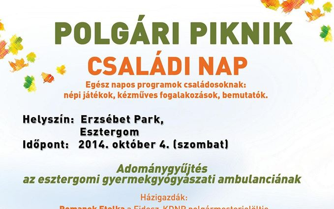 Polgári Piknik - Családi nap és adománygyűjtés az Erzsébet Parkban