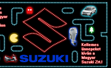 Ötletesen és viccesen kíván Boldog karácsonyt a Suzuki!