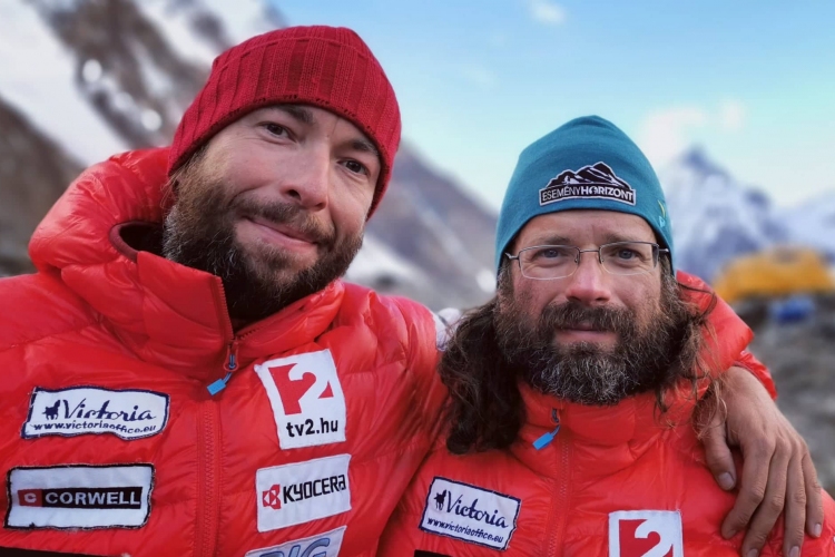 A hét közepén érheti el a K2 csúcsát Suhajda Szilárd és Klein Dávid